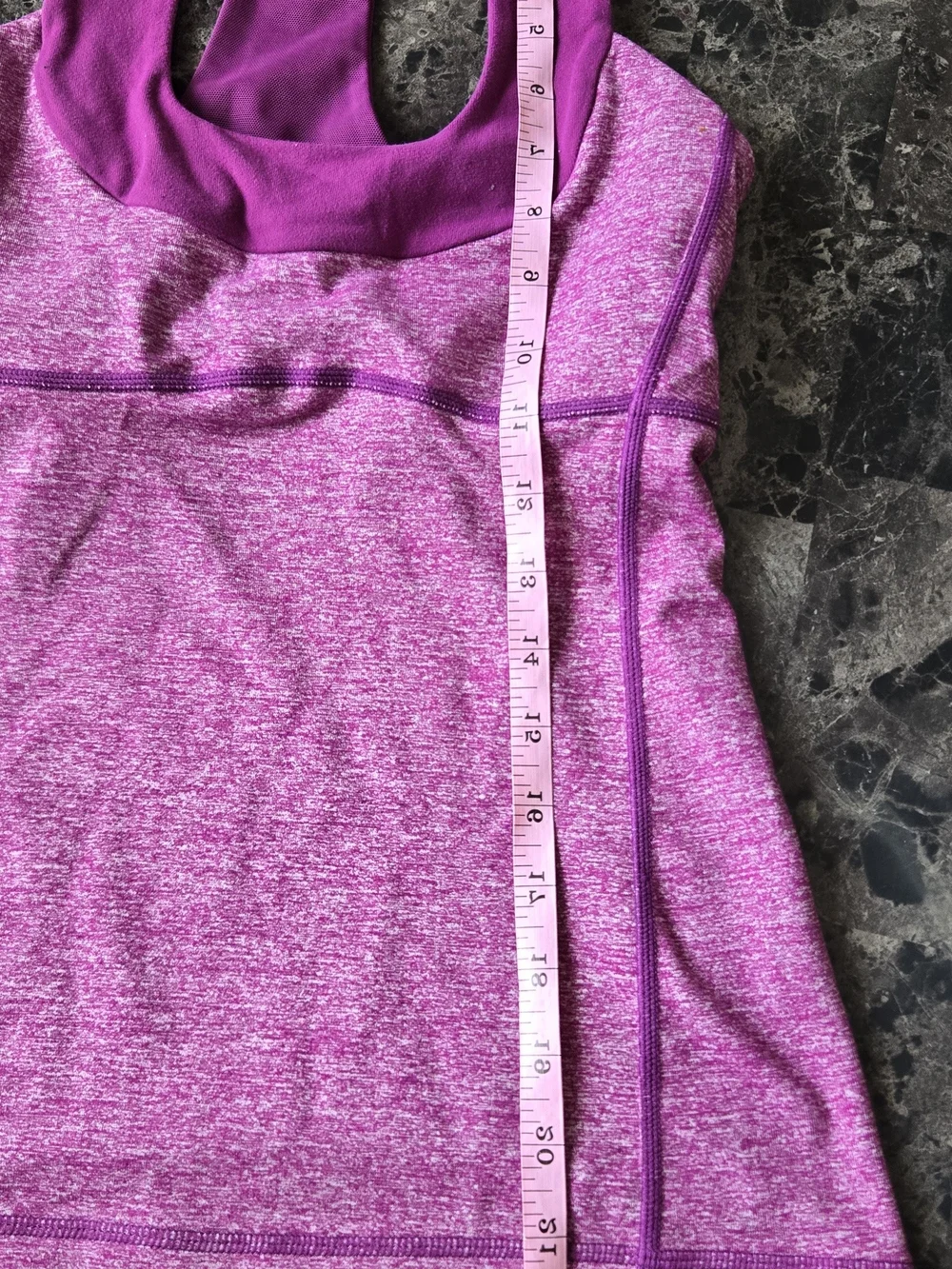 ​Lululemon Athletic Tank Tops Lot of 2 Purple & Pink Space Dye Workout Size 2
